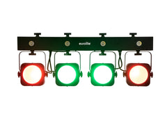 Eurolite LED KLS-190 Compact Light Set 4 x RGB 30W Spot Lighting DMX Parbar