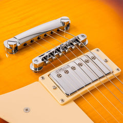 Vintage V100 Guitar- Flame Iced Tea