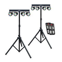 2x Kam Partybar Eco inc Stand & Remote