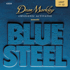 Dean Markley Blue Steel Acoustic Guitar  Strings Light 11-52