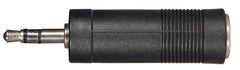 Adaptateur qtx prise jack stéréo 3,5 mm - prise jack mono 6,3 mm