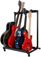Pulse 4 Way Guitar Stand Rack Holder Studio Band Folding *B-Stock