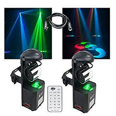 American DJ Inno Pocket Roll Barrel Scanner DJ Light x 2