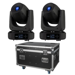 2x Showtec Xpression 2000S LED Spot Moving Head 200W Bundle