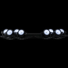 Showtec Titan Strobe FLEX FX, Set of 8x 100 W LED Strobes + Controller