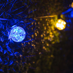 Prolite 1,7 W LED G95 BC Poly Star Polycarbonat-Lampe, blau