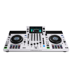 dB Technologies ES503 White DJ Event Package inc Denon SCLIVE4 White