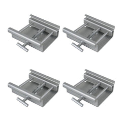 4x Showtec Festzelt-Trägerklammer Kader (Silber)