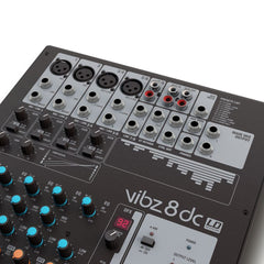 LD Systems VIBZ 8 DC 8 Channel Mixing Console with DFX and Compressor