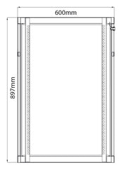 Adastra Rack Cabinet 18U x 450mm Deep *B-STOCK*