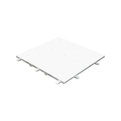 Panneau de piste de danse LEDJ blanc RVB étoilé 2 pieds x 2 pieds (3 côtés)