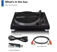 2x Gemini TT-5000 Professional Direct-Drive Turntable