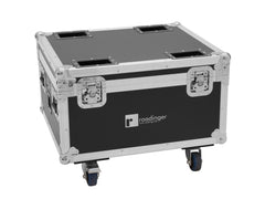 Roadinger Flightcase 4X Akku Ip Par 7 Qcl Wdmx mit Ladefunktion
