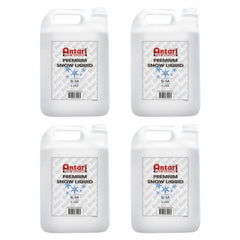 4x Antari SL-5A Premium Snow Fluid for S-500 Snow Machine Effect
