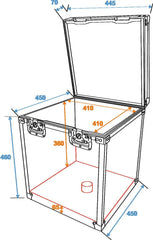 Roadinger Flightcase Mirror Ball 40Cm