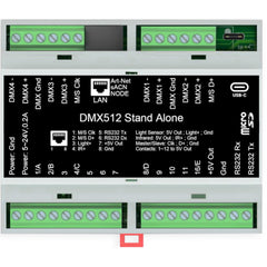 AFX DMX-RAIL-512 Ethernet to DMX Stand Aalone Interface
