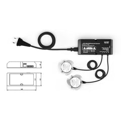 WHD BTR 405 LV Invisible Sound Speaker System Bluetooth for Mirror, Furniture, Kitchen, Ceiling or Wall