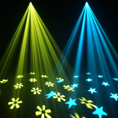 2x Equinox Helix XP 150W Gobo Flower inc Flighcase