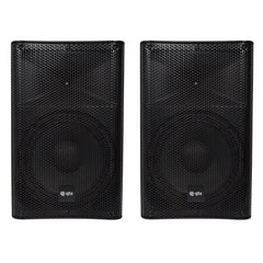 2x QTX QUEST-10A 10" Active PA Cabinet 600W