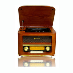 Roadstar HRA-1500 (CD-MP3) Vintage Style Radio Wood Speaker HiFi