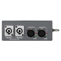 Transcension HS2 Hybrid Powercon DMX Splitter DJ Disco Éclairage de scène