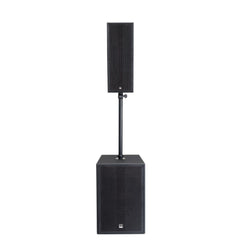 2x Audiophony MOJOcurveXL, Aktiv-Subwoofer 15" und Curve Array Bluetooth