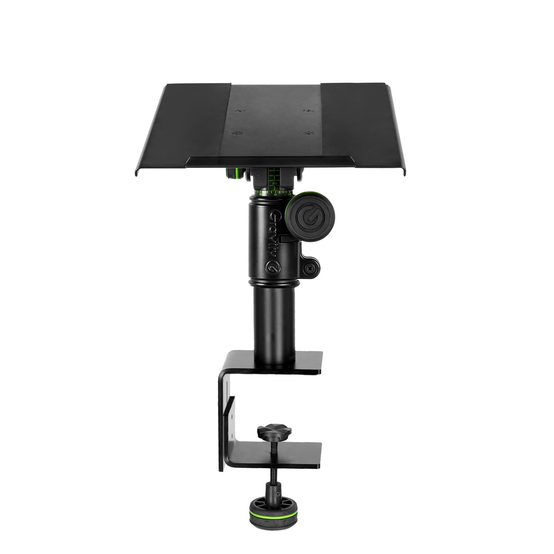 Gravity SP 3102 TM Flexible Studio Monitor Stand With Table Clamp - Adjustable Height, Tilt & Rotation