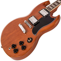 Vintage Vs6 Guitar- Natural Mahogany