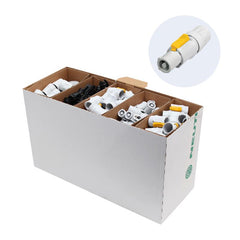 Neutrik PowerCON B-Typ-Kabelstecker, grau, NAC3FCB-D (100 Stück)