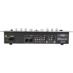 Ibiza Sound DJM250BT-MKII Table de mixage DJ Bluetooth USB double écran LCD Crossfader