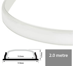 LYYT Aluminium LED Tape Profile Bendable >100mm 2m