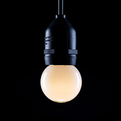 Prolite 1.5W LED Polycarbonate Golf Ball Lamp, BC 3000K White