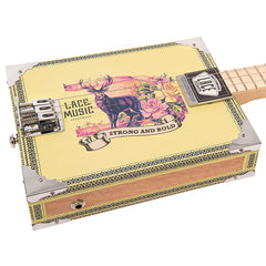 Lace Electric Cigar Box Guitar - Deer Crossing - 3 String