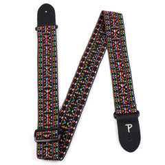 Perris 286 2" Retro Hootenanny Poly Guitar Strap Multi Color