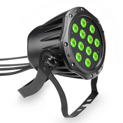 Cameo PST TRI 12 IP 12 x 3 W TRI Colour LED Outdoor PAR Can RGB in Black