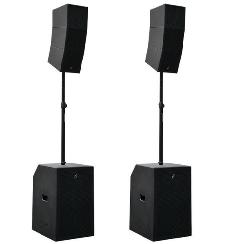 Active Column Array Sound Field 2x Studiomaster CORE151 Active Column Array Speaker Bluetooth 4400W ...