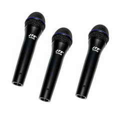 3x JTS TX-8 Dynamic Vocal Microphone without On/Off switch