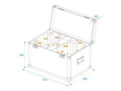 Roadinger Flightcase 2X Tmh Fe-600