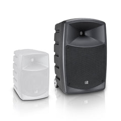 LD Systems ROADBUDDY 10 HS B6 Bluetooth-Lautsprecher mit Mixer, Bodypack und Headset
