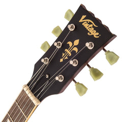 Vintage V100 Icon - Distressed Cherry Sunburst