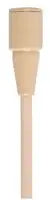Microphone cravate subminiature Pulse Beige, prise jack filetée 3,5 mm