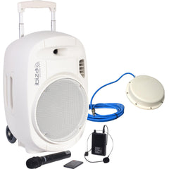 Ibiza Sound PORT12UHF-WH-MKII POOL PACK Lautsprecher für Schwimmbad Bluetooth