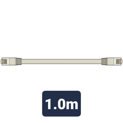 AV:Link Cat6 Patchkabel UTP RJ45-Stecker auf RJ45-Stecker 1,0 m