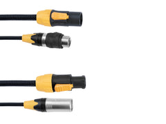 Câble combiné DMX IP T-Con/XLR 3 broches 1,5m