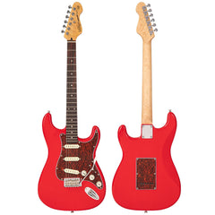 Vintage V60 Coaster Electric Guitar Pack - Gloss Red
