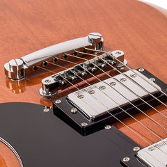 Vintage Vs6 Guitar- Natural Mahogany