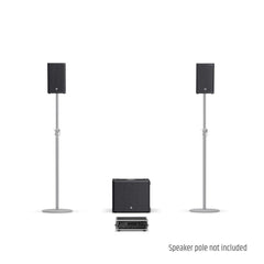 LD Systems Stinger G3 Lounge-Set, 2 x 8" passiver PA-Lautsprecher + 1 x 15" passiver Sub + Verstärker-Rack
