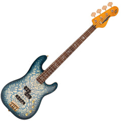 Joe Doe By Vintage - Lutetia Bass - Paisley Blueburst With Case