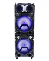 Longstar LP-FY212 2x 12" 8000W Sound System PA DJ Bluetooth Speaker