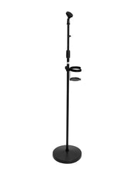OMNITRONIC Set Pied de microphone pour désinfectant, noir